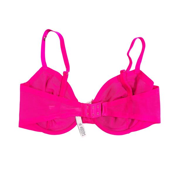 Victoria's Secret Unlined Bralette in Hot Pink, Size 36D - Picture 2 of 3